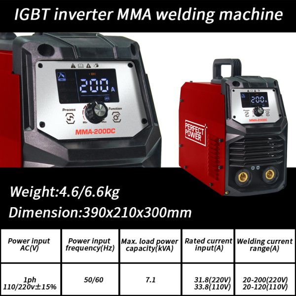 MMA-200DCS Stick Welder